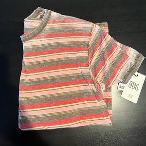 NWT Men’s Small BDG stripe short sleeve crew neck